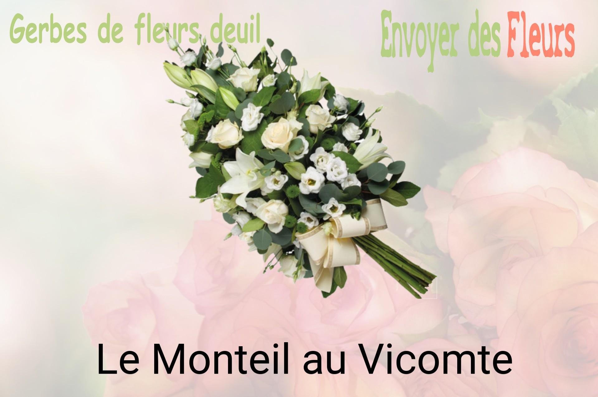 Gerbe de fleurs de deuil livrée à Le Monteil-au-Vicomte
